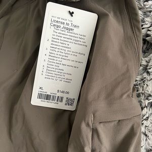 Men’s license to train cargo jogger